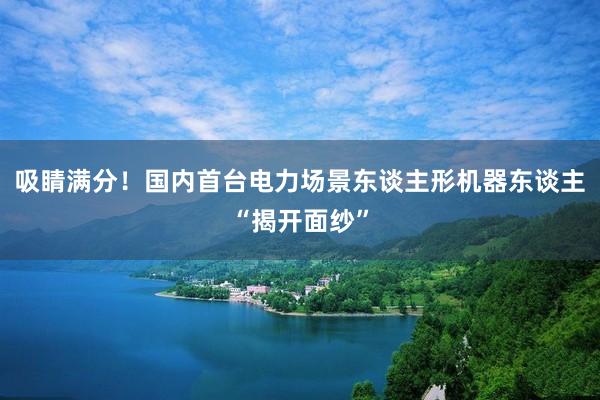 吸睛满分！国内首台电力场景东谈主形机器东谈主“揭开面纱”